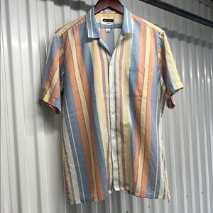 Vintage Striped button up shirt 80s